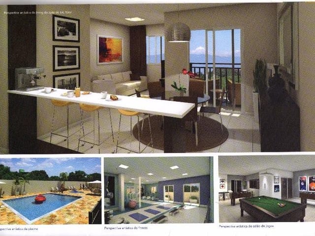 Foto do Apartamento - Apartamento à venda 1 Quarto, 1 Vaga, 49.88M², Vila Nossa Senhora das Graças, Taubaté - SP | Tarsila do Amaral | MOHALLEM e LOPES CORRETAGEM E ADMINISTRACAO DE IMOVEIS LTDA
