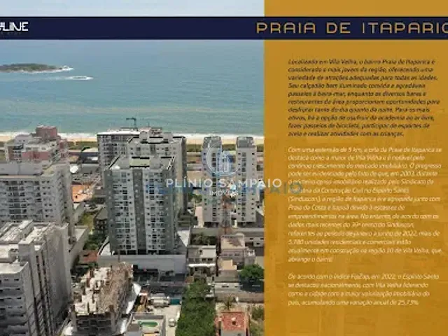 Apartamento com 83m² 2 quartos e 2 banheiros, à venda, no bairro Praia de Itaparica em Vila Velha