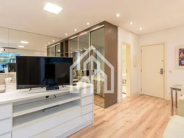 Apartamento 1 quarto e 1 banheiro, à venda ou para alugar, no bairro Vila Nova Conceição em São Paulo