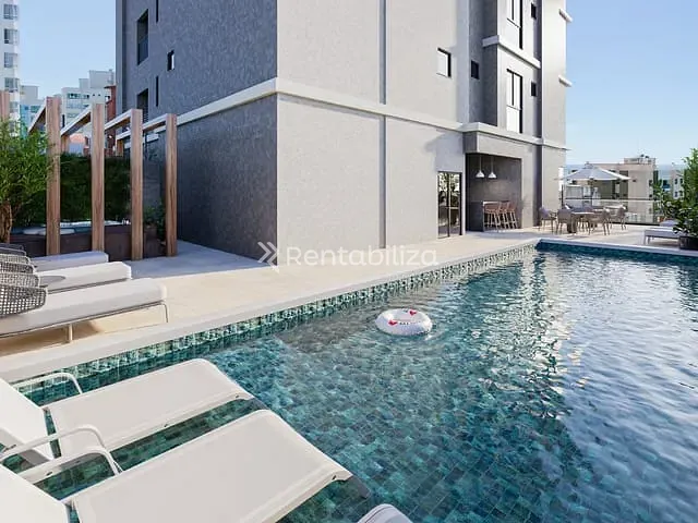 Apartamento com 240m² 4 quartos e 5 banheiros, à venda, no bairro Meia Praia em Itapema