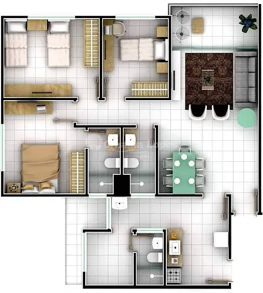 Apartamento, 3 quartos, 94 m² - Foto 11