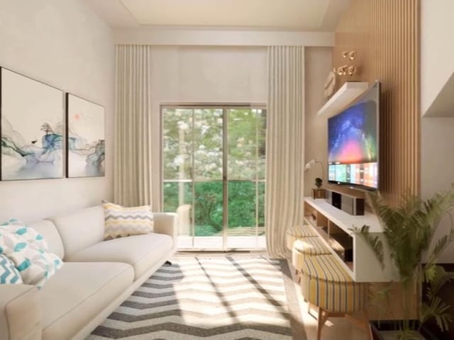 Foto do Apartamento - Apartamento térreo com quintal de 32 m², 2 quartos sendo 1 suíte, à venda, Taperapuan, Porto Seguro, BA | Locar Imóvel
