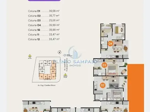 Apartamento com 40m² 1 quarto e 1 banheiro, à venda, no bairro Jardim Camburi em Vitória