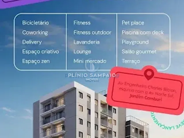 Apartamento com 40m² 1 quarto e 1 banheiro, à venda, no bairro Jardim Camburi em Vitória
