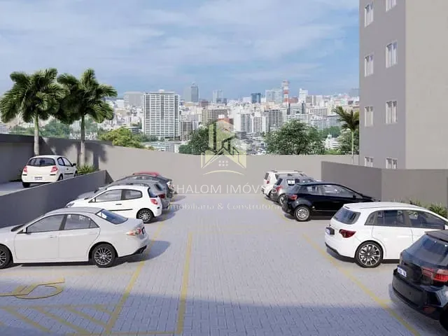 Apartamento com 50m² 2 quartos e 1 banheiro, à venda, no bairro Parque Xangri-Lá em Contagem