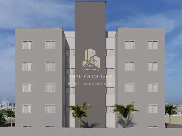 Apartamento com 50m² 2 quartos e 1 banheiro, à venda, no bairro Parque Xangri-Lá em Contagem