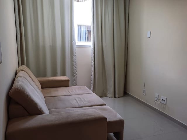 Apartamento 2 quartos e 1 banheiro, à venda, no bairro Parque Jóquei Club em Campos dos Goytacazes