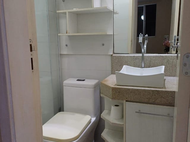 Apartamento 2 quartos e 1 banheiro, à venda, no bairro Parque Jóquei Club em Campos dos Goytacazes