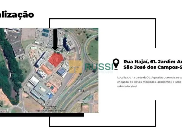 Apartamento 3 quartos e 2 banheiros, à venda, no bairro Condomínio Centro Empresarial Taquari em São José dos Campos