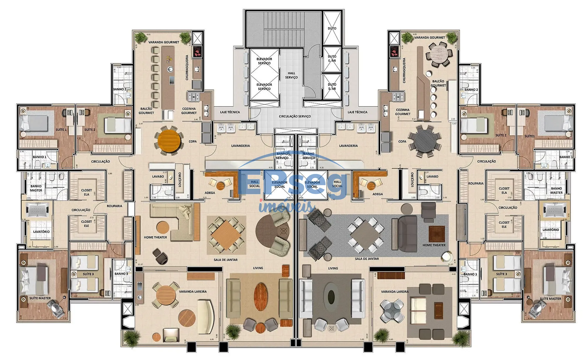 Apartamento, 4 quartos, 367 m² - Foto 8