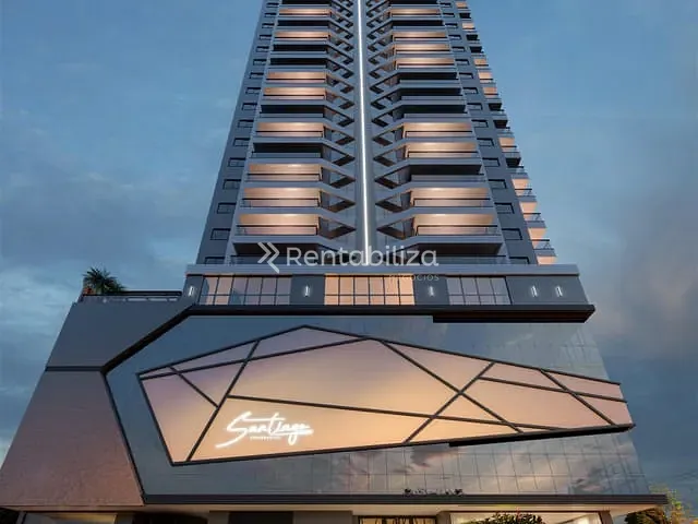 Apartamento com 207m² 3 quartos e 4 banheiros, à venda, no bairro Meia Praia em Itapema
