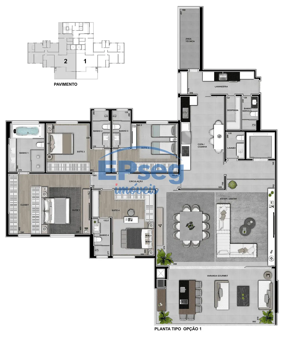 Apartamento, 4 quartos, 283 m² - Foto 26