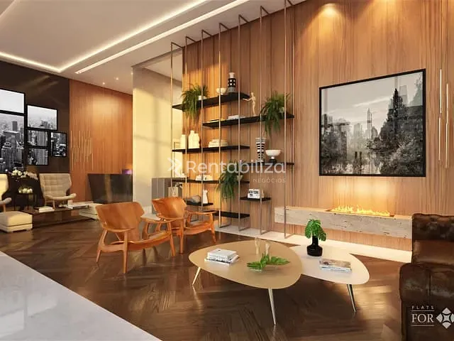 Apartamento com 75m² 1 quarto e 1 banheiro, à venda, no bairro Meia Praia em Itapema