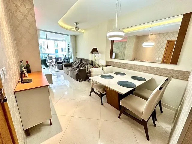Apartamento 2 quartos e 3 banheiros, para alugar, no bairro Praia do Morro em Guarapari