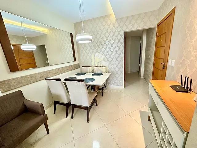 Apartamento 2 quartos e 3 banheiros, para alugar, no bairro Praia do Morro em Guarapari