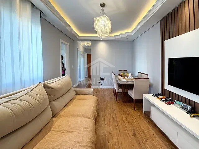 Apartamento com 61m² 3 quartos e 1 banheiro, à venda, no bairro Iná em São José dos Pinhais