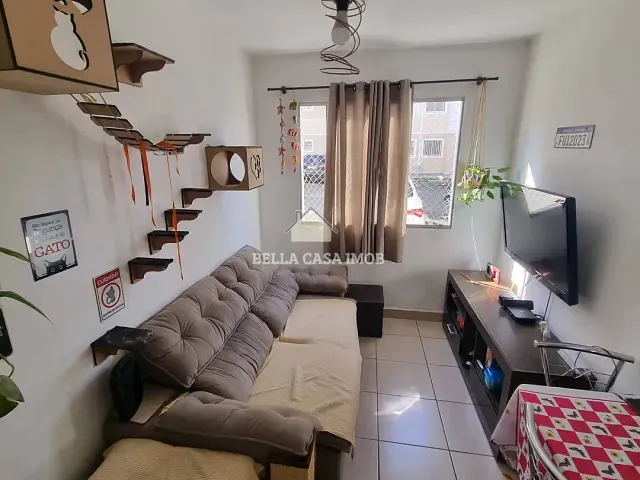 Apartamento com 47m² 2 quartos e 1 banheiro, à venda, no bairro Vossoroca em Votorantim