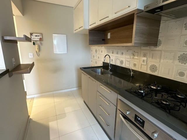 Apartamento com 70m² 2 quartos e 1 banheiro, à venda ou para alugar, no bairro Jardim Turmalinas em Santa Bárbara D'Oeste