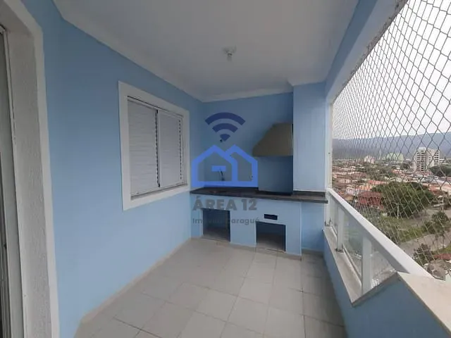 Apartamento com 90m² 3 quartos e 2 banheiros, para alugar, no bairro Aruan em Caraguatatuba