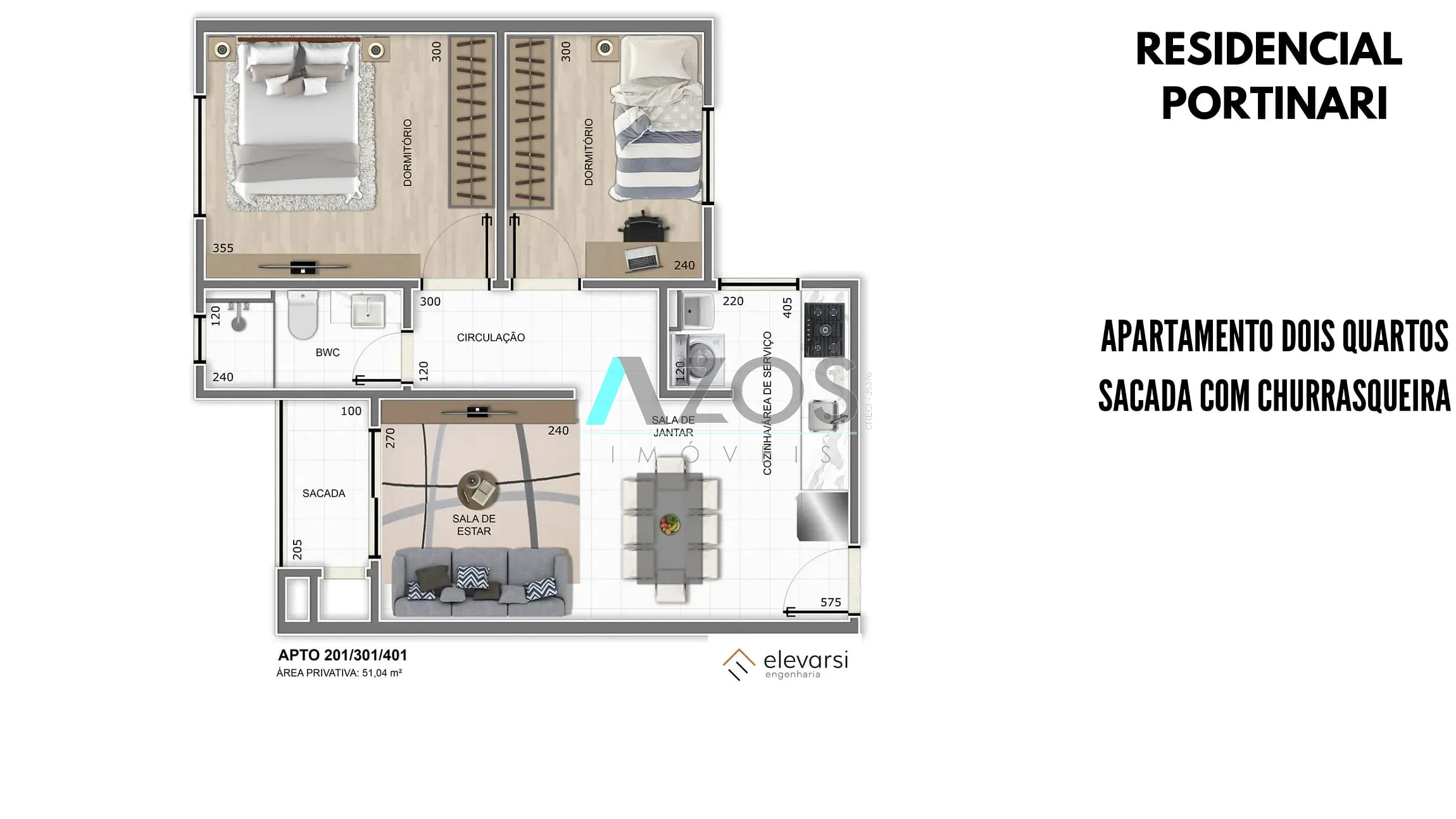 Apartamento, 3 quartos, 65 m² - Foto 7