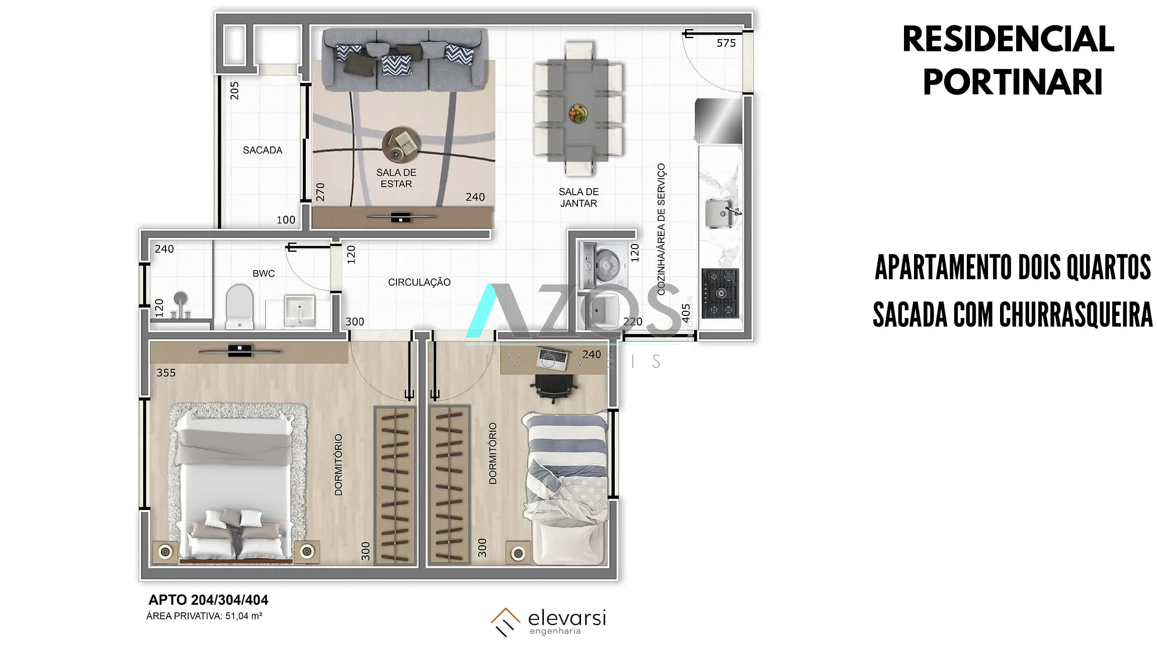 Apartamento, 3 quartos, 65 m² - Foto 8