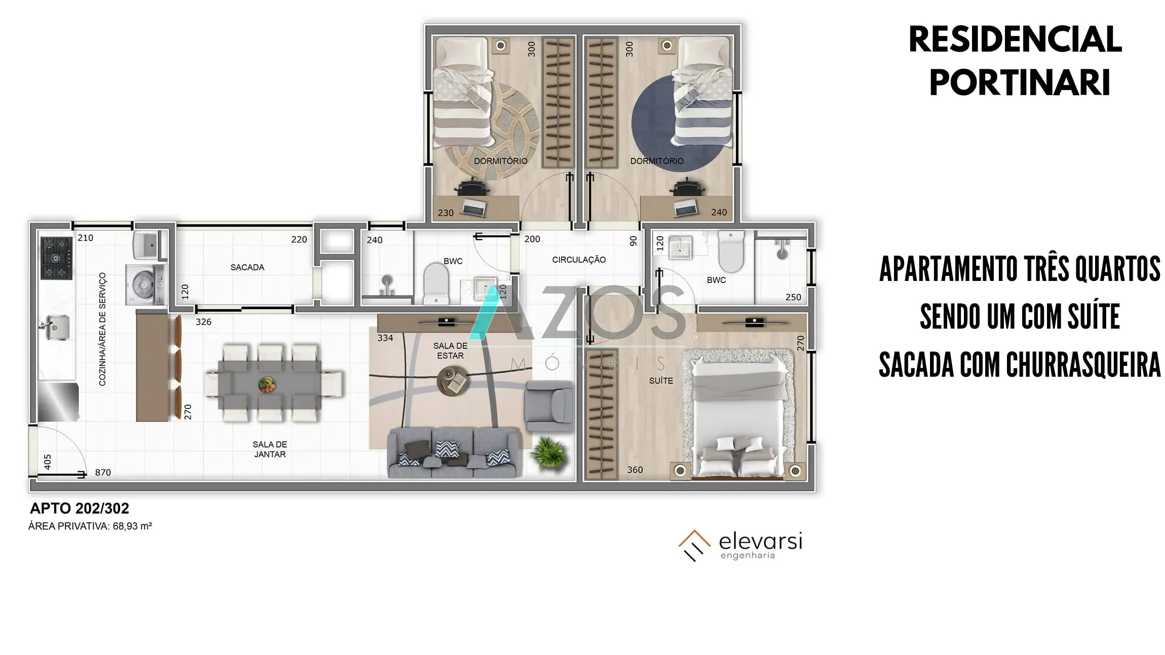 Apartamento, 3 quartos, 65 m² - Foto 9