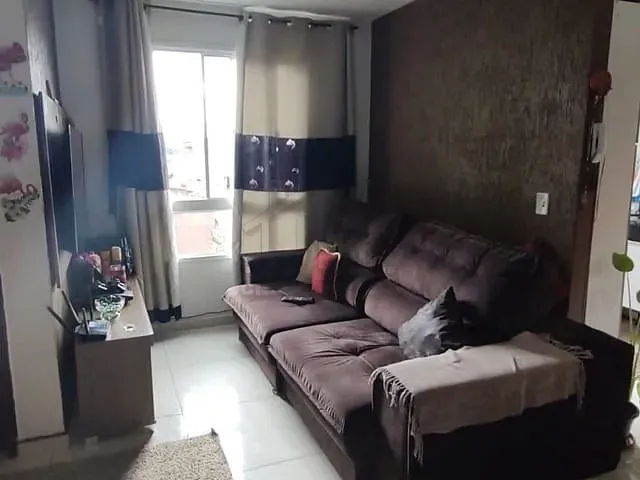 Apartamento com 48m² 2 quartos e 1 banheiro, à venda, no bairro Jardim Paranavaí em Mauá
