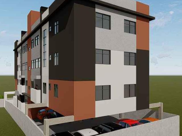 Apartamento com 77m² 2 quartos e 1 banheiro, à venda, no bairro Cruzeiro em São José dos Pinhais