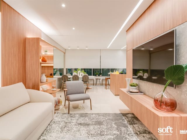 Foto do Apartamento - Apartamento à venda no Residencial Soft Pedro Ludovico no Setor Pedro Ludovico em Goiânia tendo 117,09m² com 3 suítes e 2 vagas de garagem. | Home Gyn Imóveis Ltda