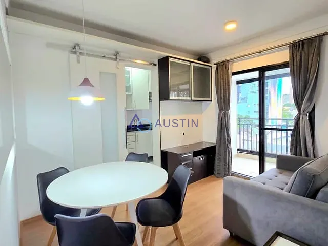 Apartamento com 38m² 1 quarto e 1 banheiro, para alugar, no bairro Pinheiros em São Paulo