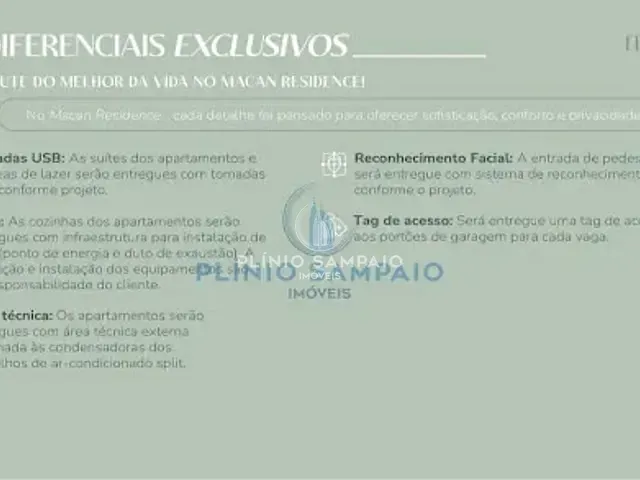 Apartamento com 60m² 2 quartos e 2 banheiros, à venda, no bairro Jardim Camburi em Vitória