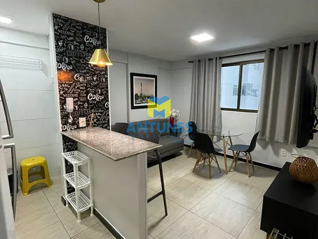 Apartamento 1 quarto e 1 banheiro, para alugar, no bairro Boa Viagem em Recife