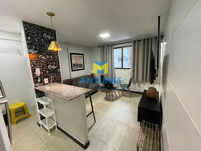 Apartamento 1 quarto e 1 banheiro, para alugar, no bairro Boa Viagem em Recife