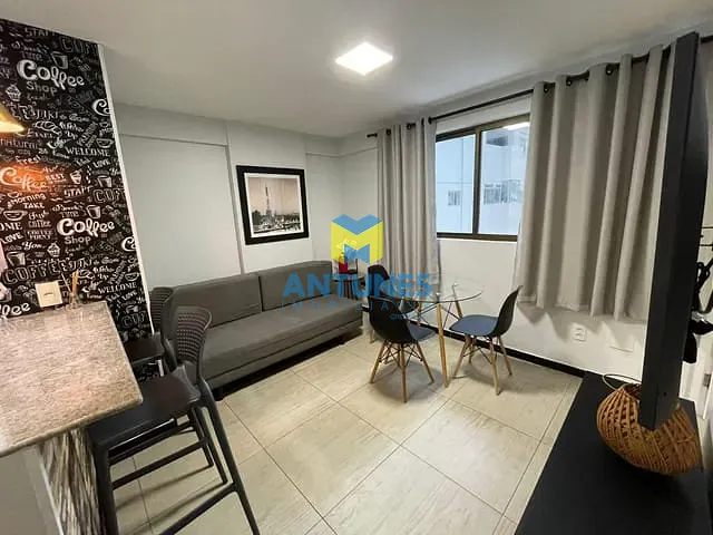 Apartamento 1 quarto e 1 banheiro, para alugar, no bairro Boa Viagem em Recife