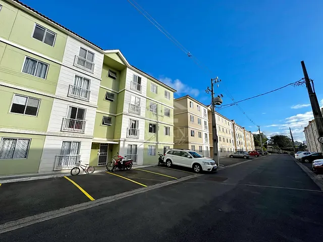 Apartamento com 51m² 2 quartos e 1 banheiro, à venda, no bairro Afonso Pena em São José dos Pinhais