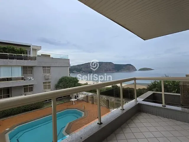 Apartamento 4 quartos e 2 banheiros, para alugar, no bairro Camboinhas em Niterói