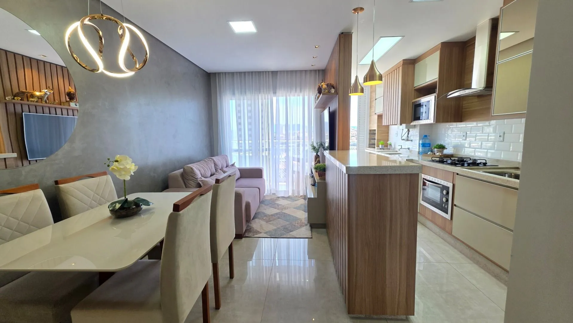 Apartamento com varanda gourmet, Mogi Moderno