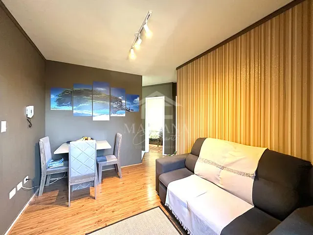 Apartamento com 73m² 2 quartos e 1 banheiro, à venda, no bairro Cidade Jardim em São José dos Pinhais