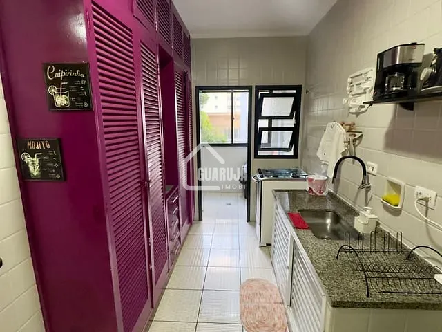 Apartamento 3 quartos e 2 banheiros, à venda, no bairro Pitangueiras em Guarujá