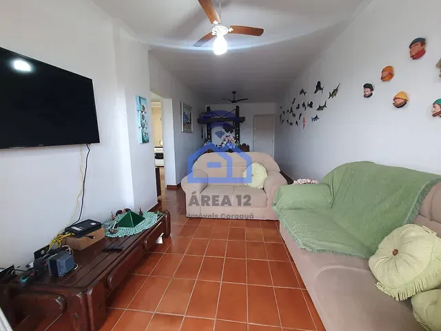 Apartamento com 89m² 2 quartos e 2 banheiros, para alugar, no bairro Martim de Sá em Caraguatatuba