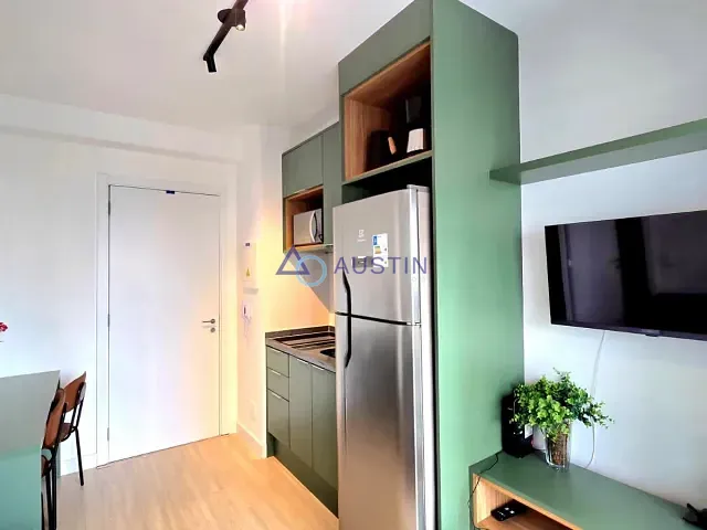 Apartamento com 26m² 1 quarto e 1 banheiro, à venda ou para alugar, no bairro Pinheiros em São Paulo