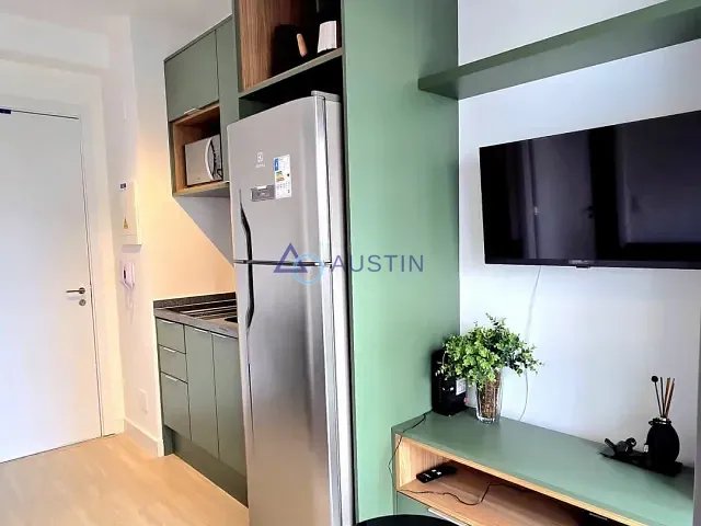 Apartamento com 26m² 1 quarto e 1 banheiro, à venda ou para alugar, no bairro Pinheiros em São Paulo