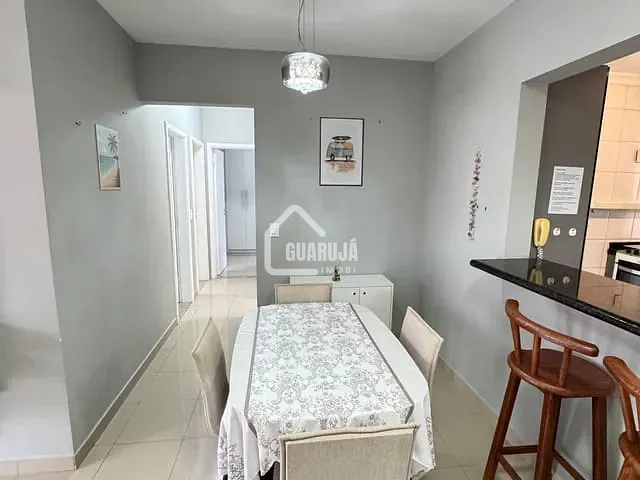 Apartamento 3 quartos e 2 banheiros, à venda ou para alugar, no bairro Pitangueiras em Guarujá