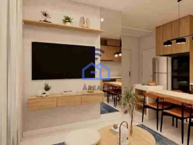 Apartamento com 45m² 2 quartos e 1 banheiro, à venda, no bairro Porto Novo em Caraguatatuba