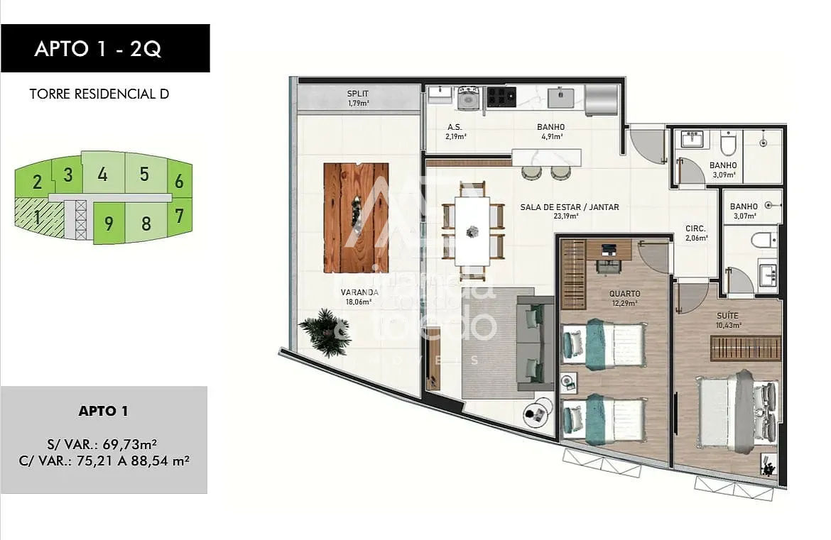 Apartamento, 1 quarto, 10 m² - Foto 11