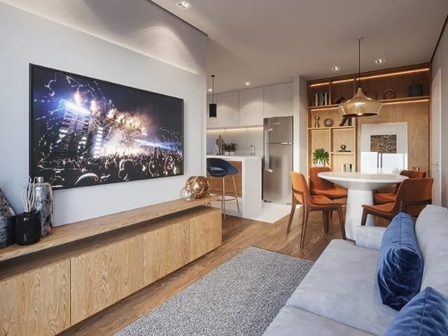 Foto do Apartamento - Apartamento à venda no Residencial Aveiro, Bloco 2 na Duque de Caxias. 2 dormitórios, churrasqueira, piscina, em condomínio fechado. | UP Imóveis