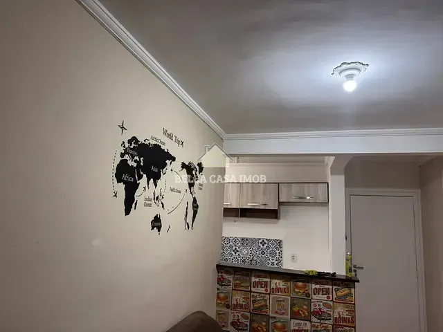 Apartamento com 50m² 2 quartos e 1 banheiro, à venda, no bairro Vossoroca em Votorantim