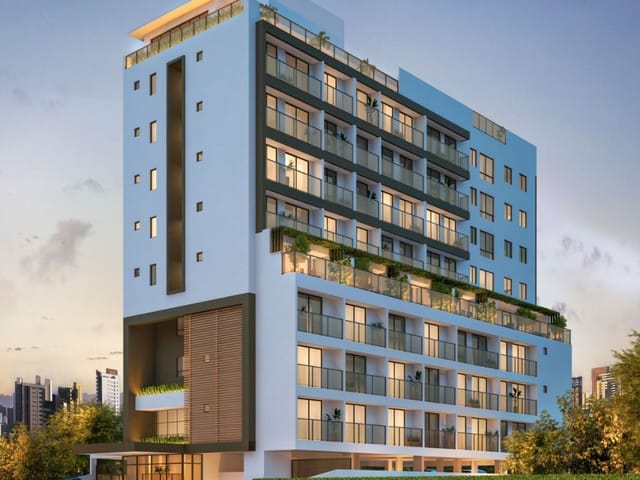 Apartamento com 41m² 1 quarto e 1 banheiro, à venda, no bairro Tambaú em João Pessoa