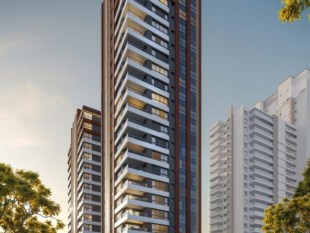 Apartamento 3 quartos e 4 banheiros, à venda, no bairro Água Verde em Curitiba