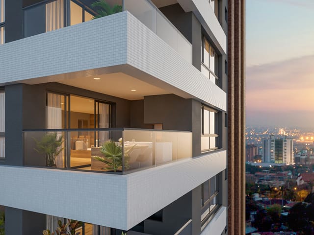 Apartamento 3 quartos e 4 banheiros, à venda, no bairro Água Verde em Curitiba